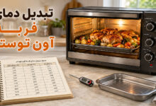 تبدیل دستور فر به آون توستر؛ دما و زمان را چطور تنظیم کنیم؟